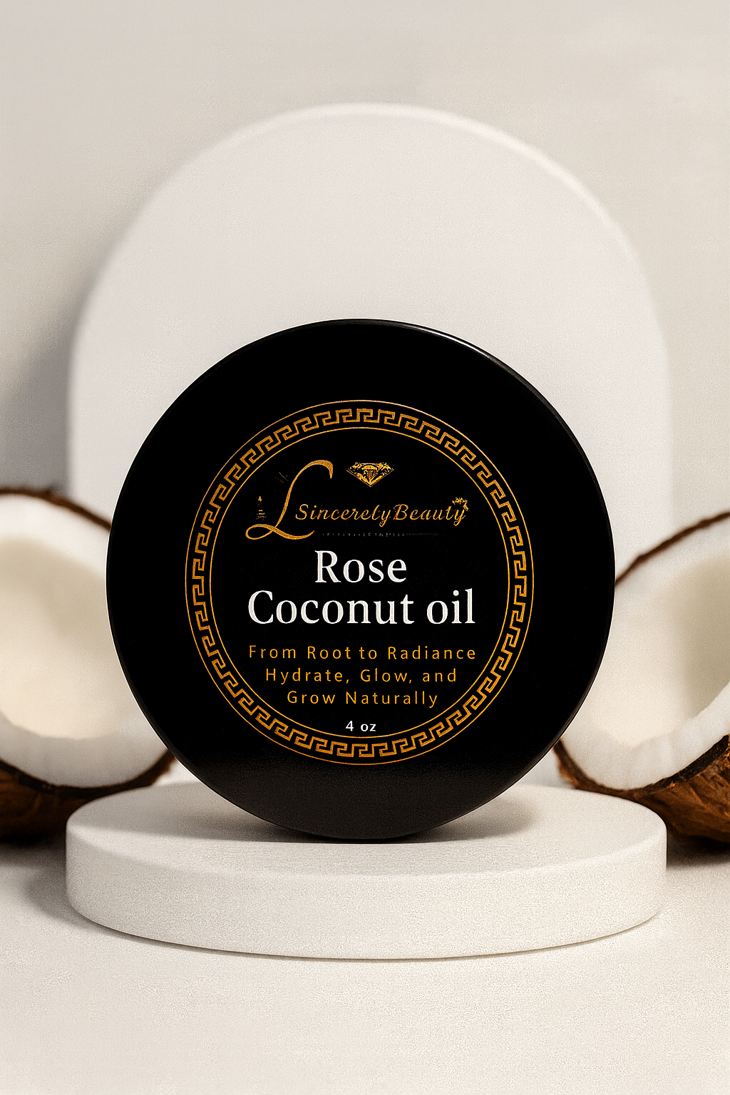 Rose Coconut Oil