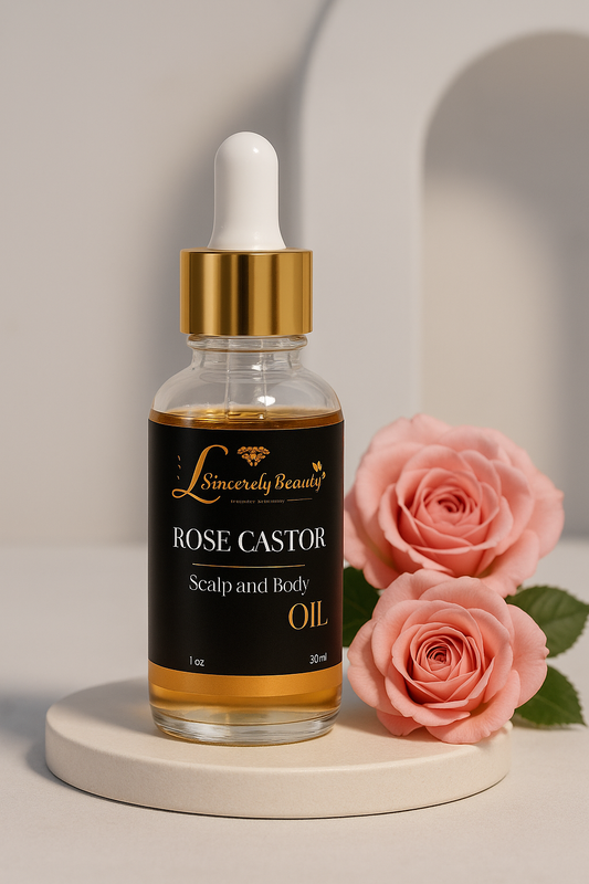 Rose Castor Hair And Body Oil